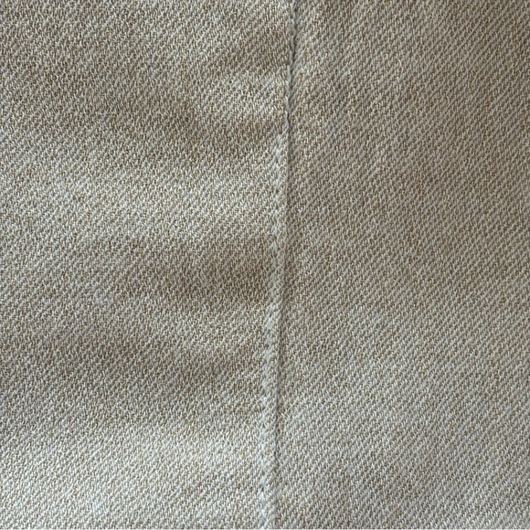 Zara Crinkle Linen Oatmeal Jacket Size XS - Picture 9 of 10